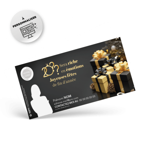 Carte de voeux à personnaliser