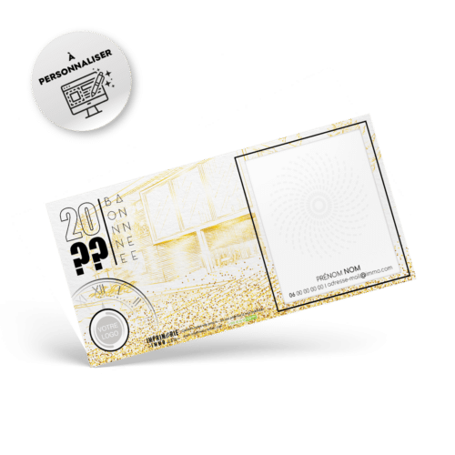 Carte de voeux à personnaliser