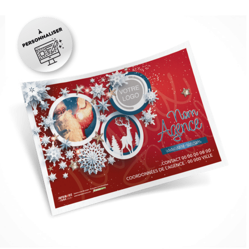Flyers Noël A5 à personnaliser