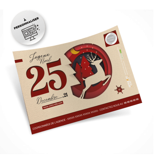 Flyers Noël A5 à personnaliser