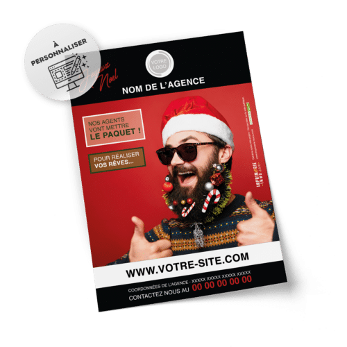 Flyers Noël A5 à personnaliser