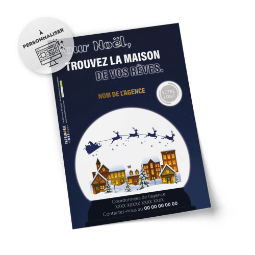 Flyers Noël A5 à personnaliser