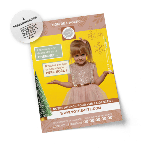 Flyers Noël A5 à personnaliser