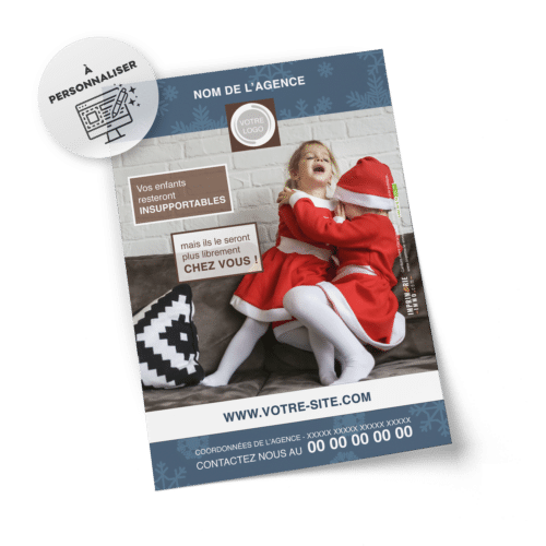 Flyers Noël A5 à personnaliser