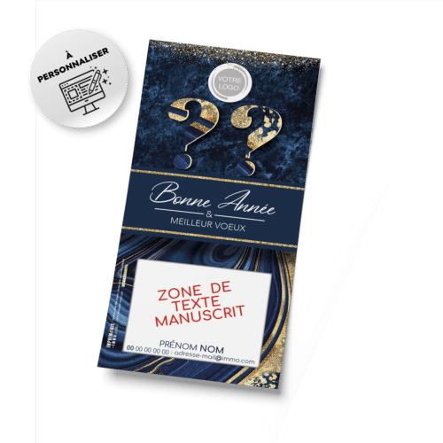 Carte de voeux à personnaliser