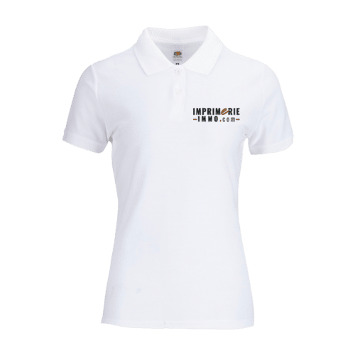 Polo Femme Broderie du logo sur le coeur
