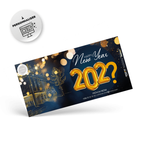 Carte de voeux à personnaliser