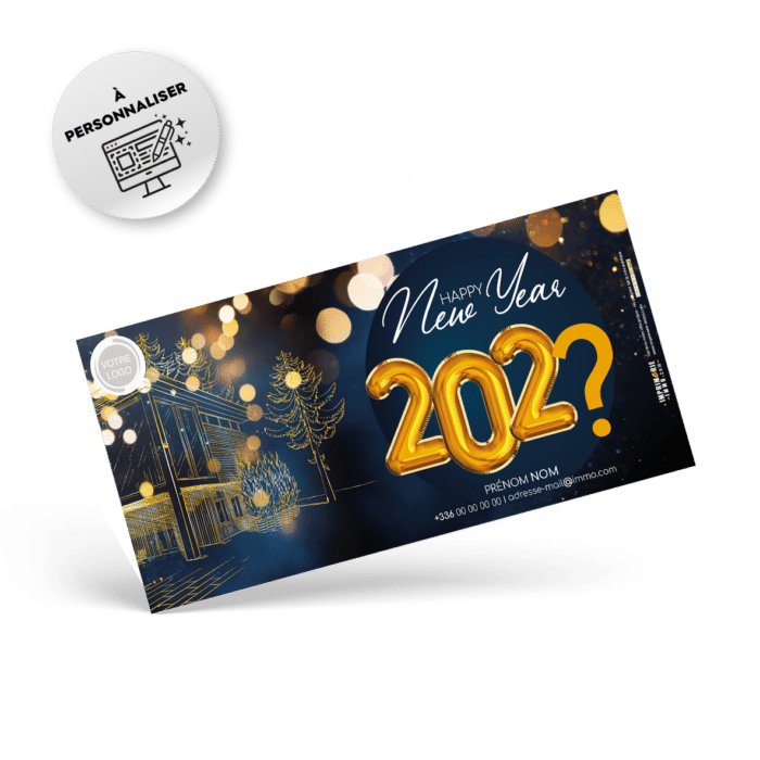 Carte de voeux à personnaliser