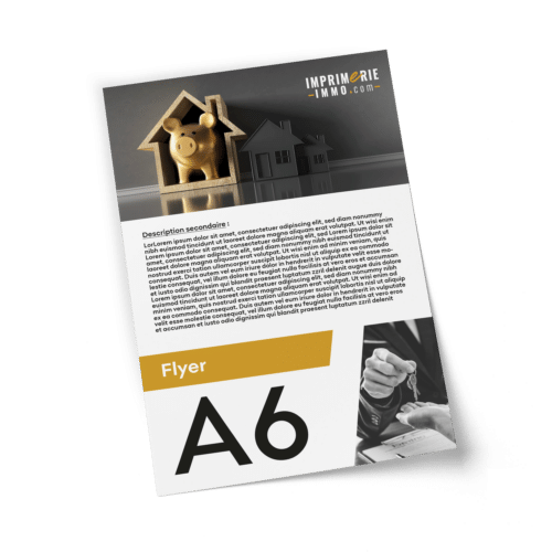 Flyers A6 recto  ( 1 face )