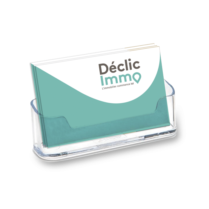 Porte-cartes de visite - Déclic Immo