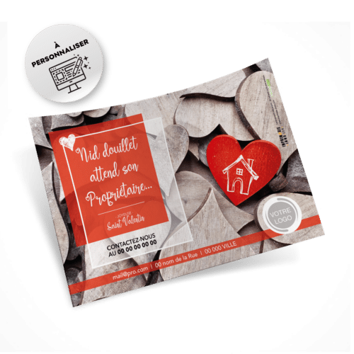 Flyers Saint Valentin A5 à personnaliser