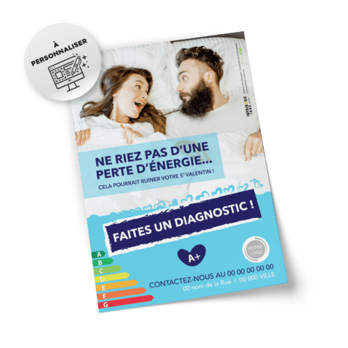 Flyers Saint Valentin A5 à personnaliser