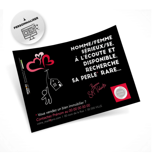 Flyers Saint Valentin A5 à personnaliser
