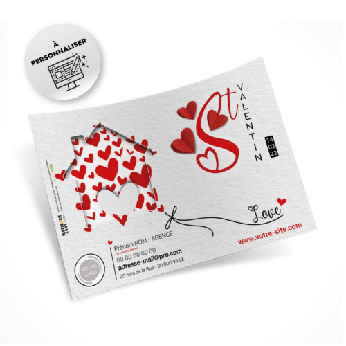 Flyers Saint Valentin A5 à personnaliser