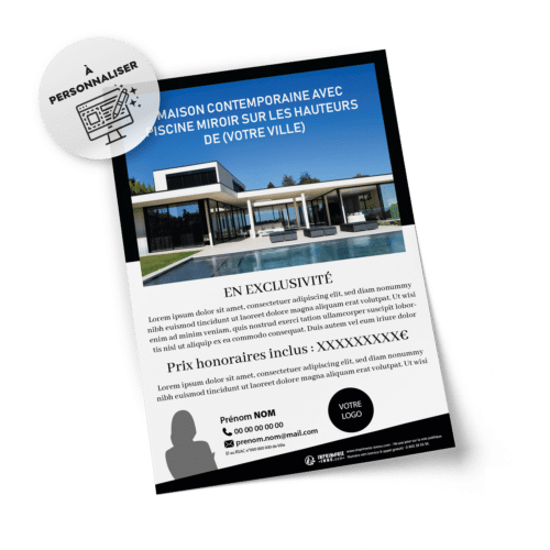 Flyers A vendre sur votre secteur A5 à personnaliser