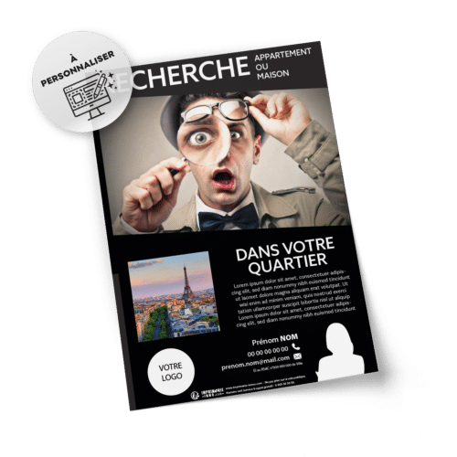 Flyers Recherche A5 à personnaliser