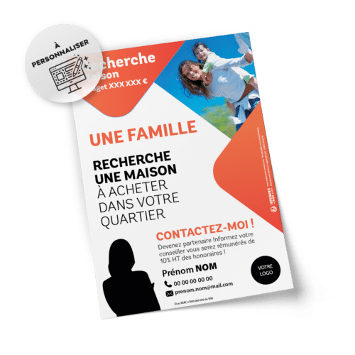 Flyers Recherche A5 à personnaliser