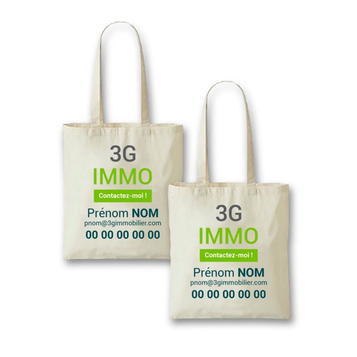 Tote bag recto verso 3G