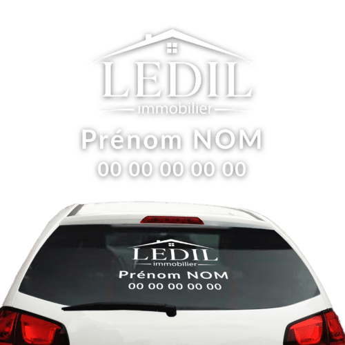 Adhésif vitre arrière voiture - LEDIL immobilier