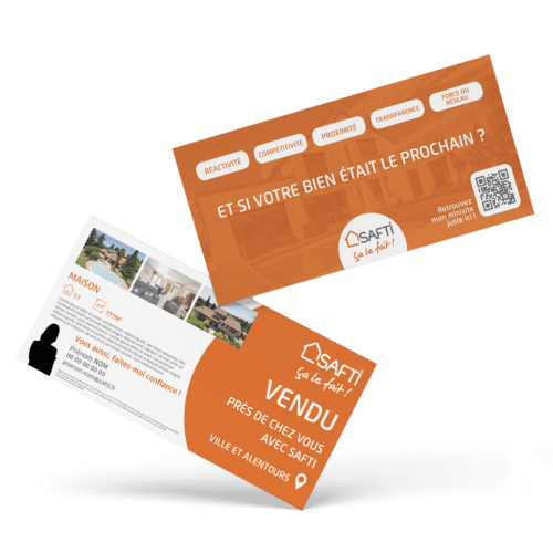 Flyers 9,90 x 21 cm recto verso - Safti