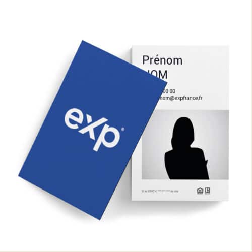 Carte de visite recto-verso standard 2 faces - EXP