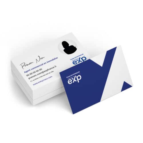 Carte de visite recto-verso standard 2 faces TEAM ENTREPRENEUR - EXP