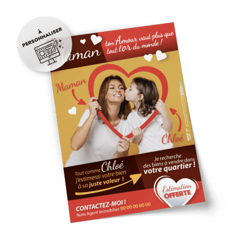 Flyers Fête des mères A5 à personnaliser