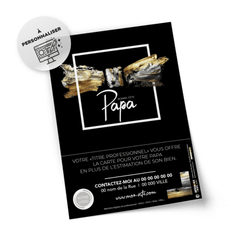 Flyers Fête des pères  A5 à personnaliser