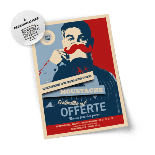 Flyers Fête des pères  A5 à personnaliser