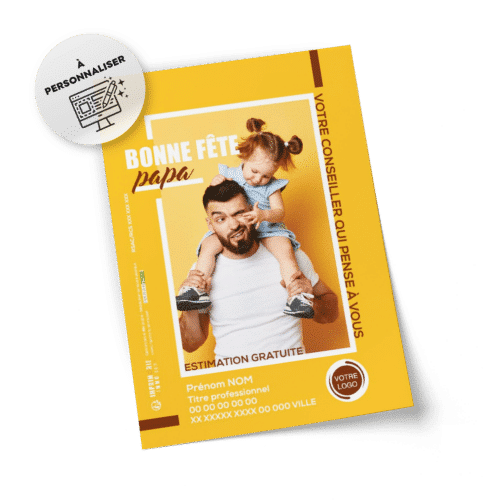 Flyers Fête des pères  A5 à personnaliser