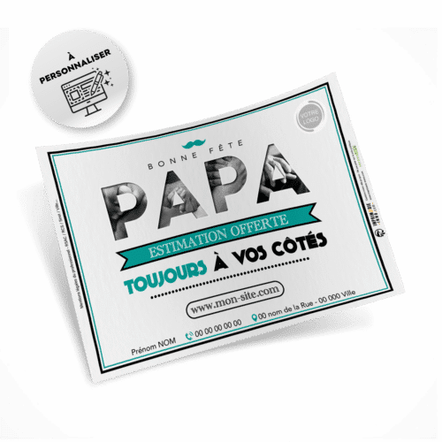 Flyers Fête des pères  A5 à personnaliser