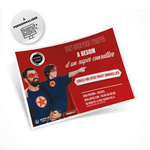 Flyers Fête des pères  A5 à personnaliser