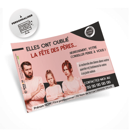 Flyers Fête des pères  A5 à personnaliser