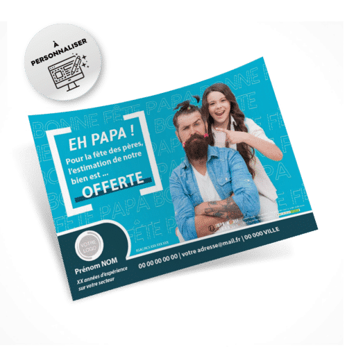 Flyers Fête des pères  A5 à personnaliser