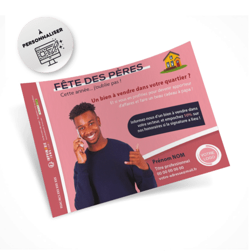 Flyers Fête des pères  A5 à personnaliser