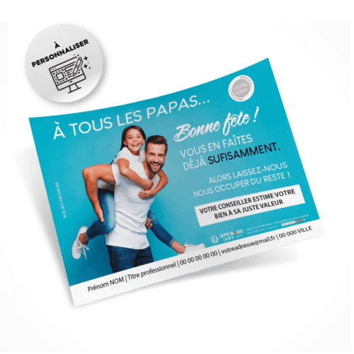 Flyers Fête des pères  A5 à personnaliser