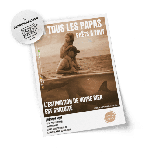 Flyers Fête des pères  A5 à personnaliser