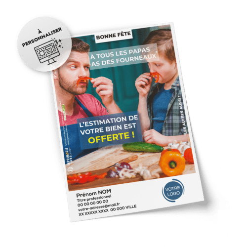 Flyers Fête des pères  A5 à personnaliser