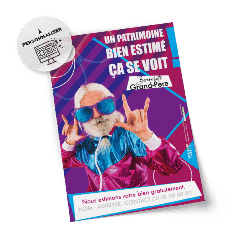 Flyers Fête des grands-pères A5 à personnaliser