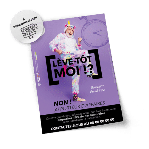 Flyers Fête des grands-pères A5 à personnaliser