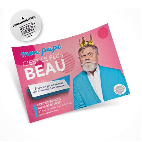 Flyers Fête des grands-pères A5 à personnaliser