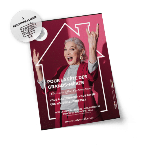 Flyers Fête des grands-mères  A5 à personnaliser