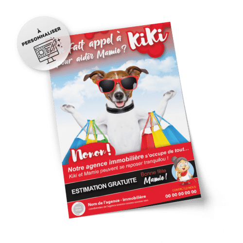 Flyers Fête des grands-mères  A5 à personnaliser