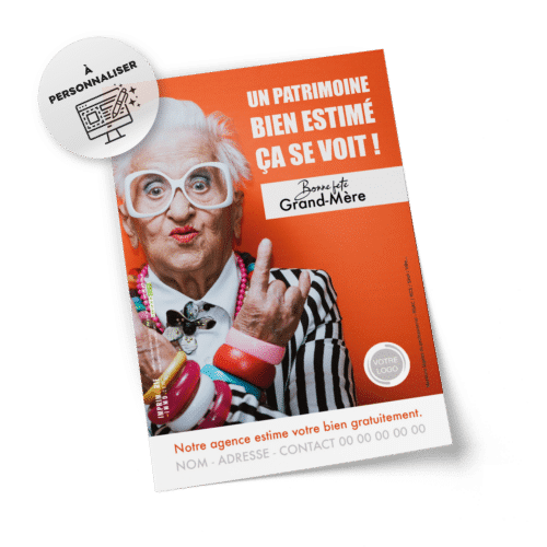 Flyers Fête des grands-mères  A5 à personnaliser