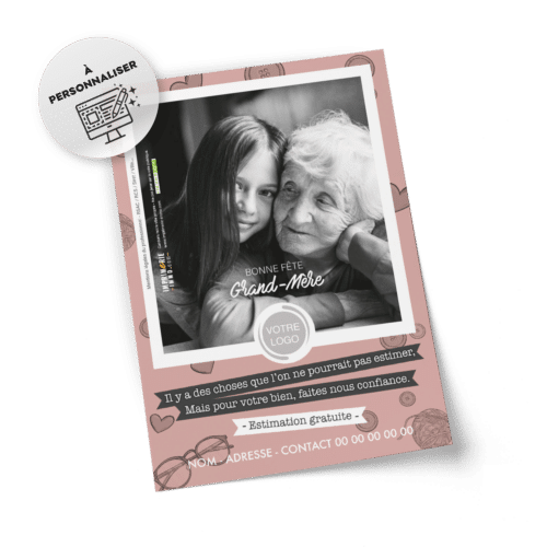 Flyers Fête des grands-mères  A5 à personnaliser