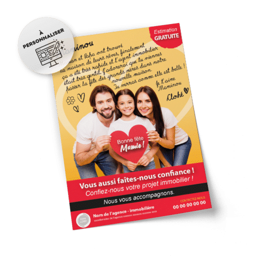 Flyers Fête des grands-mères  A5 à personnaliser