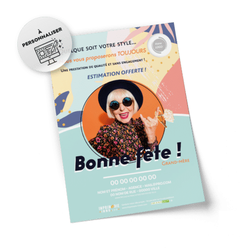 Flyers Fête des grands-mères  A5 à personnaliser