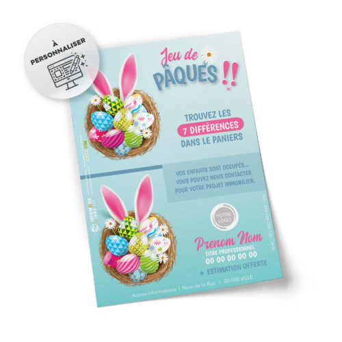 Flyers Fête de Pâques A5 à personnaliser