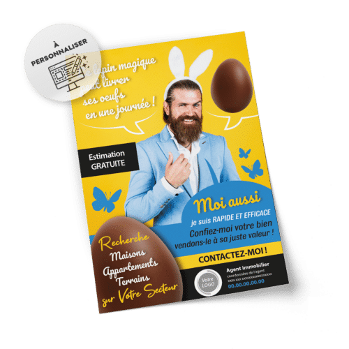 Flyers Fête de Pâques A5 à personnaliser