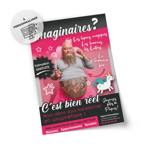 Flyers Fête de Pâques A5 à personnaliser